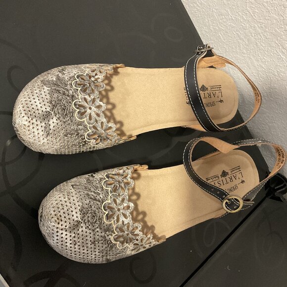 NEW L'artiste leather clog/sandal 40 - Picture 4 of 7